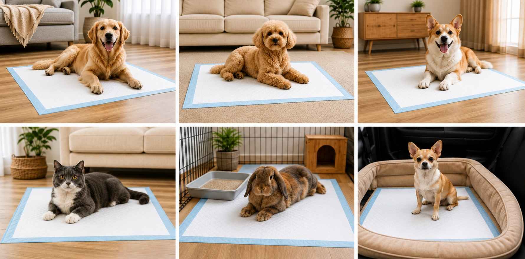 Alèses jetables pour animaux